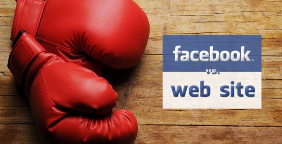 Confronto tra Pagina Facebook e Sito Web